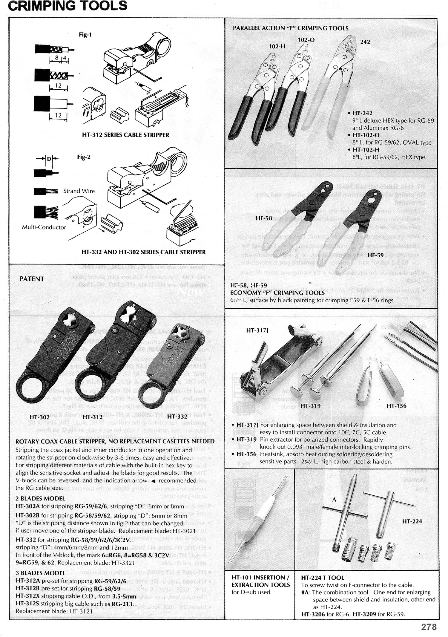 crimping tools p278